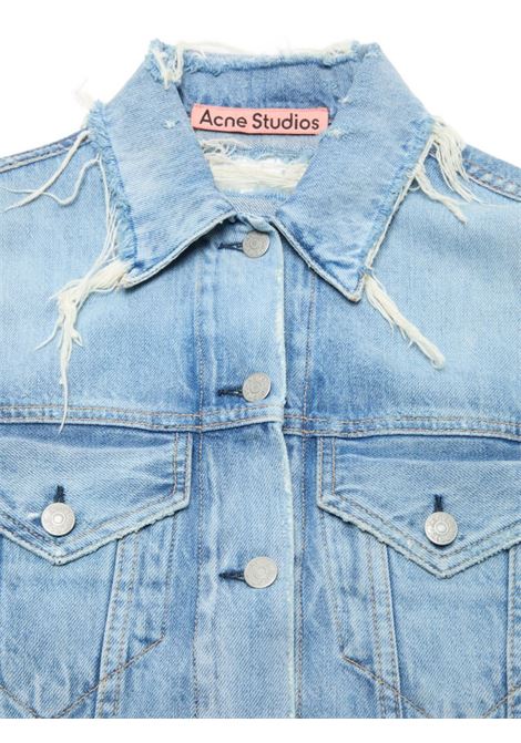 giacca in denim effetto vissuto unisex azzurra ACNE STUDIOS | A90714228